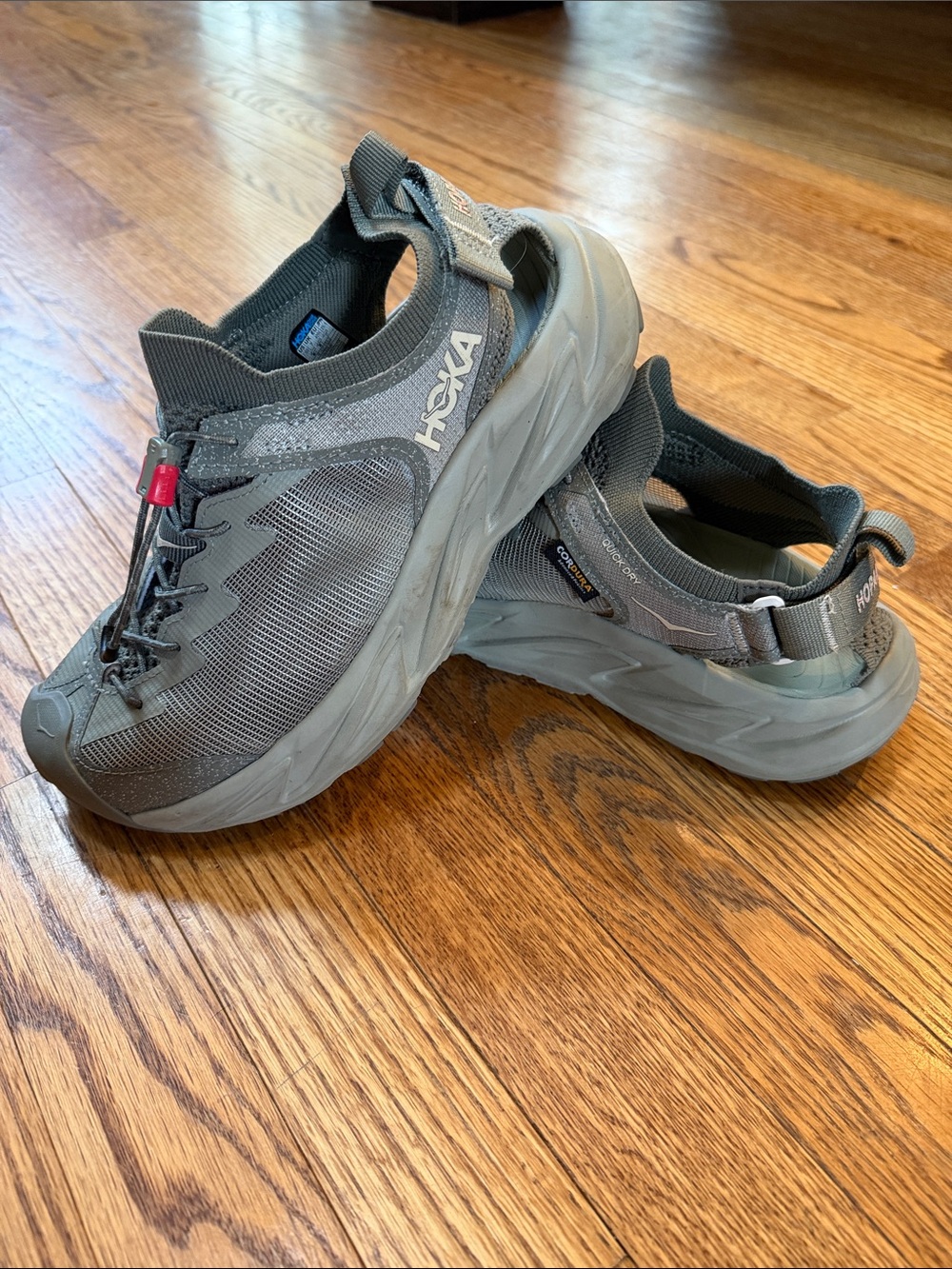 Hoka Hopara 2 green Trail Slip-On size 7.5
